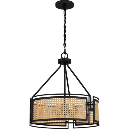Quoizel Priya Pendant 4 Lights Matte Black PYA2818MBK